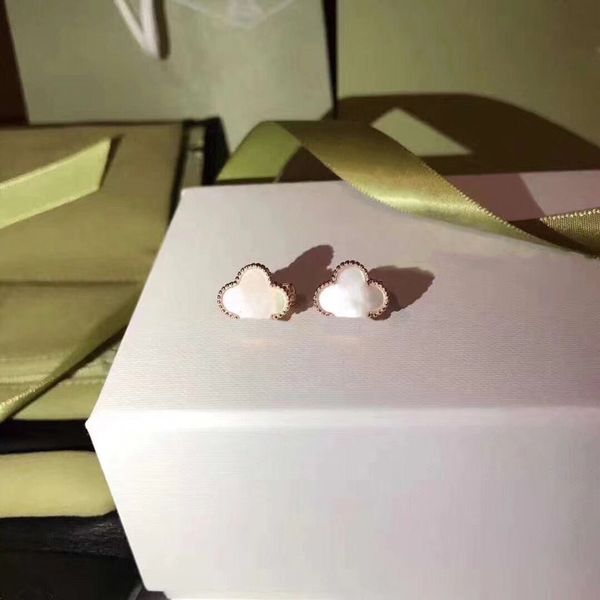 high polished girls original van brand cleef studs 316l stainless steel 18k gold and silver rose women's letter embossed earrings weddi, Golden;silver
high polished girls original van brand cleef studs 316l stainless steel 18k gold and silver rose women's letter embossed earrings weddi, Golden;silver