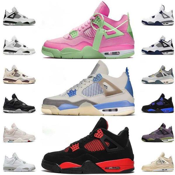 2023 4 jumpman blue red thunder sail pink 4s basketball shoes sneakers for women mens sea midnight navy craft s ts, Black
2023 4 jumpman blue red thunder sail pink 4s basketball shoes sneakers for women mens sea midnight navy craft s ts, Black