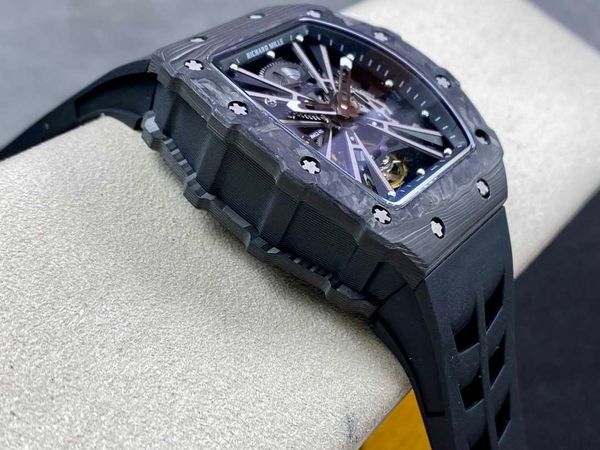 rm12-01 real tourbillon watch fantasic superb men wrist watches a7fk high-end quality mechanical uhr ntpt all carbon fiber case montre richa, Slivery;brown
rm12-01 real tourbillon watch fantasic superb men wrist watches a7fk high-end quality mechanical uhr ntpt all carbon fiber case montre richa, Slivery;brown