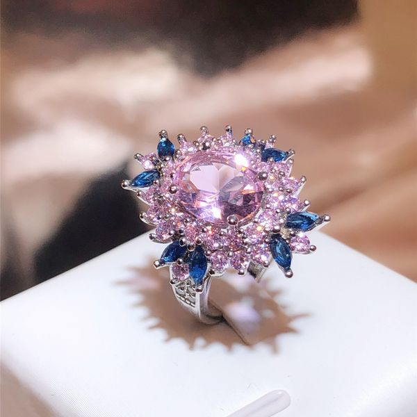 luxury a cz zircon sweet flower designer band rings for women girls shining crystal bling diamond elegant charm ring jewelry, Silver
luxury a cz zircon sweet flower designer band rings for women girls shining crystal bling diamond elegant charm ring jewelry, Silver