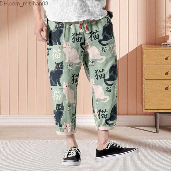 men's pants hip hop cool mid waist bag men's trousers cat print men's summer sports pants wash men's clothing z230801, Black
men's pants hip hop cool mid waist bag men's trousers cat print men's summer sports pants wash men's clothing z230801, Black