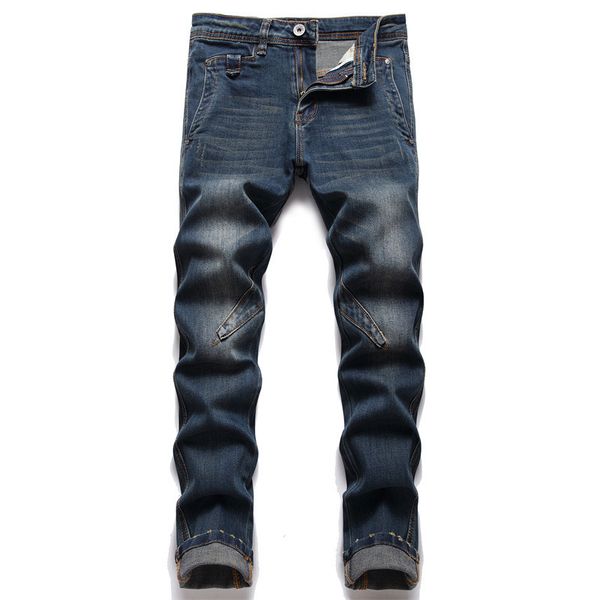 european and american men's designer ripped jeans hip-hop high street fashion fashion brand cycling motorcycle embroidery close-fitting, Blue
european and american men's designer ripped jeans hip-hop high street fashion fashion brand cycling motorcycle embroidery close-fitting, Blue
