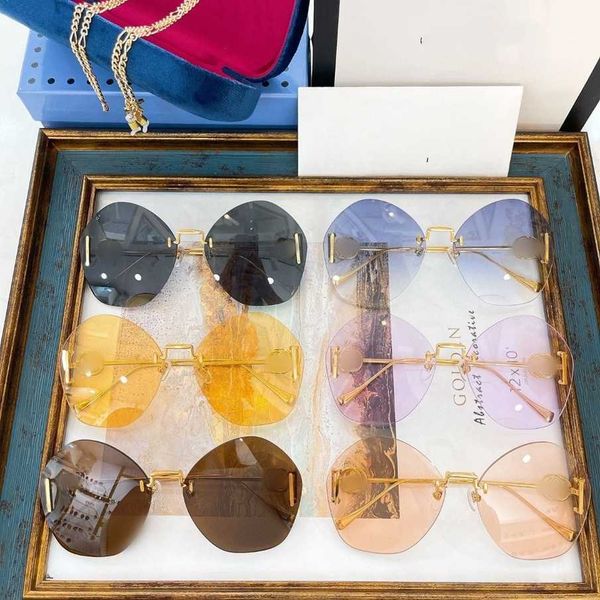2023 new luxury designer g family's new large frame display face small female star ins net red same frameless chain sunglasses gg1203, White;black
2023 new luxury designer g family's new large frame display face small female star ins net red same frameless chain sunglasses gg1203, White;black