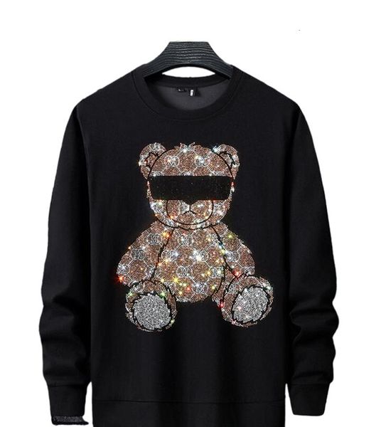 men's hoodies sweatshirts streetwear rhinestones hoodie sweatshirt drill anime hoodies men diamonds hoody pullovers 230731, Black
men's hoodies sweatshirts streetwear rhinestones hoodie sweatshirt drill anime hoodies men diamonds hoody pullovers 230731, Black