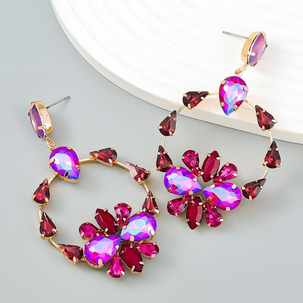 women fashion rhinestone water drop flower dangle earrings girls' birthday party collection earrings accessories, Silver
women fashion rhinestone water drop flower dangle earrings girls' birthday party collection earrings accessories, Silver