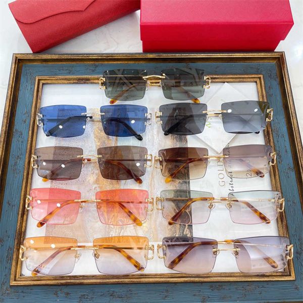 2023 new luxury designer types of kajia personalized frameless gradient sunglasses chaoins net red sunglasses women ct0092, White;black
2023 new luxury designer types of kajia personalized frameless gradient sunglasses chaoins net red sunglasses women ct0092, White;black