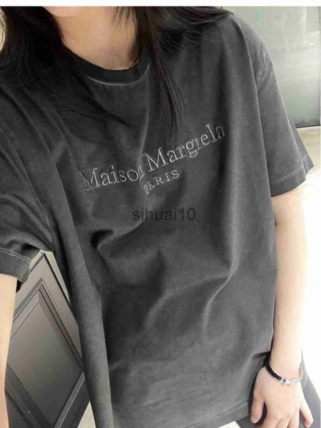 men's t-shirts margiela style summer new washed gray old embroidered letters loose short-sleeved t-shirt oversized men and women j23073, White;black
men's t-shirts margiela style summer new washed gray old embroidered letters loose short-sleeved t-shirt oversized men and women j23073, White;black