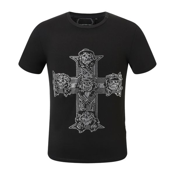 pp fashion men's tees designer t-shirt phillip plain summer rhinestone short sleeve round neck shirt tee skulls print streetwear colla, White;black
pp fashion men's tees designer t-shirt phillip plain summer rhinestone short sleeve round neck shirt tee skulls print streetwear colla, White;black