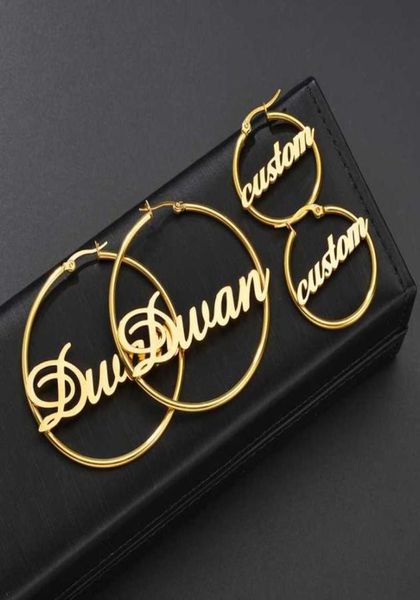 handmade custom name earrings fashion stainless steel round personalized name big hoop earring circle oorbellen party bff gifts9079569503, Golden;silver
handmade custom name earrings fashion stainless steel round personalized name big hoop earring circle oorbellen party bff gifts9079569503, Golden;silver