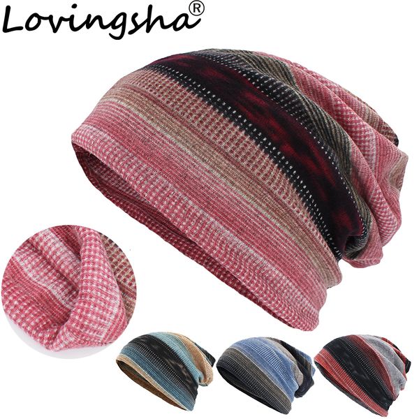 wide brim hats bucket lovingsha autumn winter dualuse women for ladies skullies beanies stripe design thin girl fashion feminino scarf ht186, Blue;gray
wide brim hats bucket lovingsha autumn winter dualuse women for ladies skullies beanies stripe design thin girl fashion feminino scarf ht186, Blue;gray