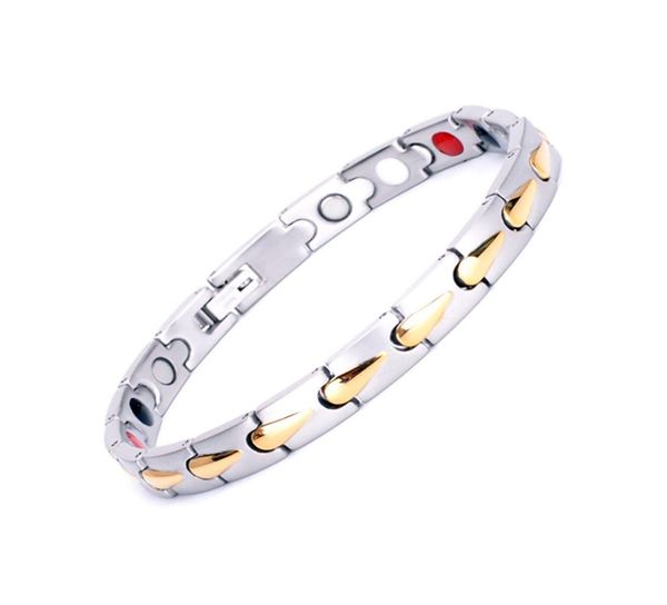 stainless steel ladies chain bracelet whole waterdrop shape magnet germanium red stone mothers jewelry3936950, Black
stainless steel ladies chain bracelet whole waterdrop shape magnet germanium red stone mothers jewelry3936950, Black