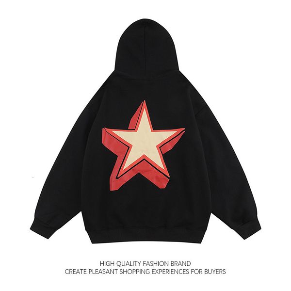 men's hoodies sweatshirts american retro hoody foam star letter print thickened hooded sweatshirt autumn winter men women hip hop stree, Black
men's hoodies sweatshirts american retro hoody foam star letter print thickened hooded sweatshirt autumn winter men women hip hop stree, Black
