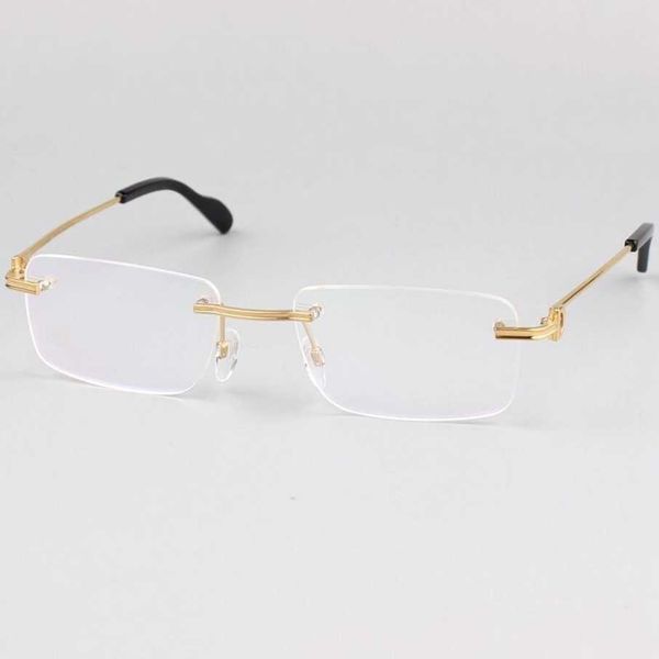 2023 new luxury designer sunglasses kajia series 0259 men's and women's fashion borderless myopia lens pure titanium business eye, White;black
2023 new luxury designer sunglasses kajia series 0259 men's and women's fashion borderless myopia lens pure titanium business eye, White;black