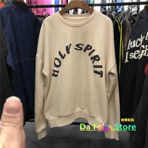men's hoodies sweatshirts 2021 holy spirit sweatshirt men women letter foam printing hip hop sunday service hoodie inside tag size hood, Black
men's hoodies sweatshirts 2021 holy spirit sweatshirt men women letter foam printing hip hop sunday service hoodie inside tag size hood, Black
