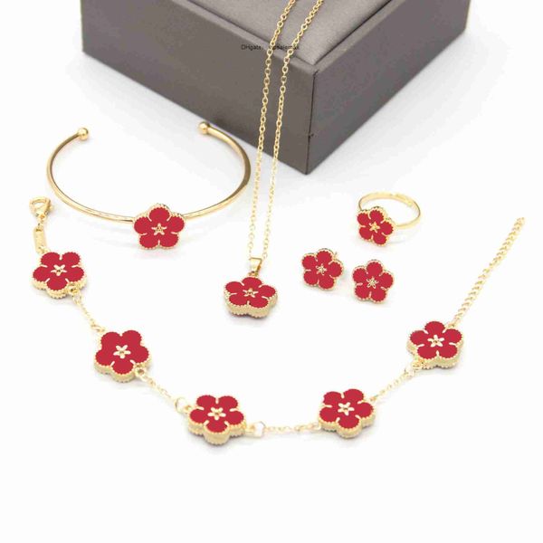 carlidana 5pcs/set flower pattern designer women jewelry set for women clover bridesmaid gift earrings set necklace accessories, Silver
carlidana 5pcs/set flower pattern designer women jewelry set for women clover bridesmaid gift earrings set necklace accessories, Silver