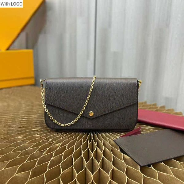2023 new 9a l bag designer chain bag genuine leather handbag m61276 felicie pochette 21cm luxury shoulder bag delicate knockoff crossbody ba, Black
2023 new 9a l bag designer chain bag genuine leather handbag m61276 felicie pochette 21cm luxury shoulder bag delicate knockoff crossbody ba, Black