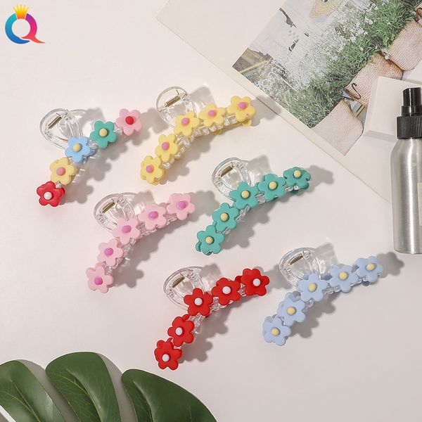 new women rainbow love large flower hair claw clip elegant ponytail hair crab shark clip girls hair clips hair accessories 2339, Slivery;white
new women rainbow love large flower hair claw clip elegant ponytail hair crab shark clip girls hair clips hair accessories 2339, Slivery;white