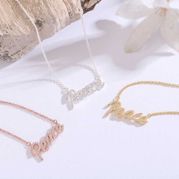designer tiffanies jewelry t jia di necklace boutique valentine's day gift letter pendant advanced design sense temperament, Silver
designer tiffanies jewelry t jia di necklace boutique valentine's day gift letter pendant advanced design sense temperament, Silver