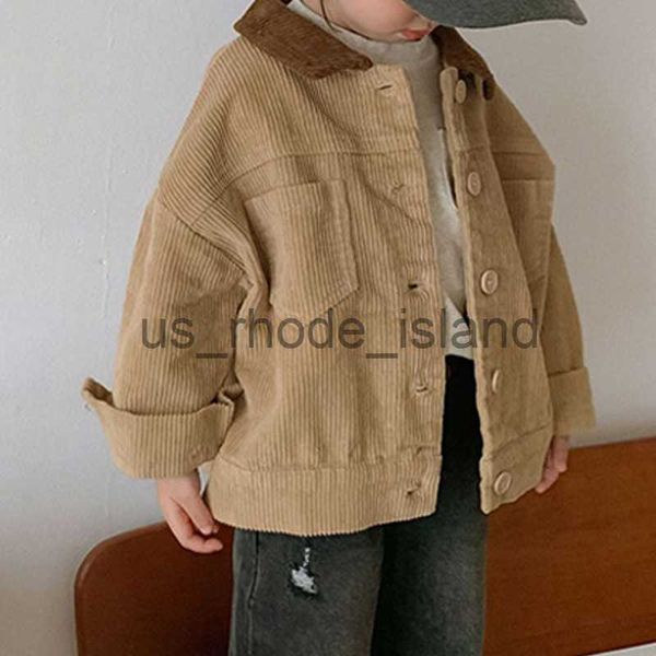 jackets korean children's autumn and winter new coat boys and girls fashion neutral retro contrast lapel corduroy jacket x0730, Blue;gray
jackets korean children's autumn and winter new coat boys and girls fashion neutral retro contrast lapel corduroy jacket x0730, Blue;gray