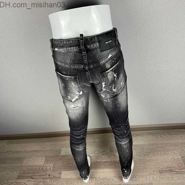 men's pants street fashion men's jeans vintage black grey elastic slim fit hole cracked jeans men's painted designer hip hop
men's pants street fashion men's jeans vintage black grey elastic slim fit hole cracked jeans men's painted designer hip hop
