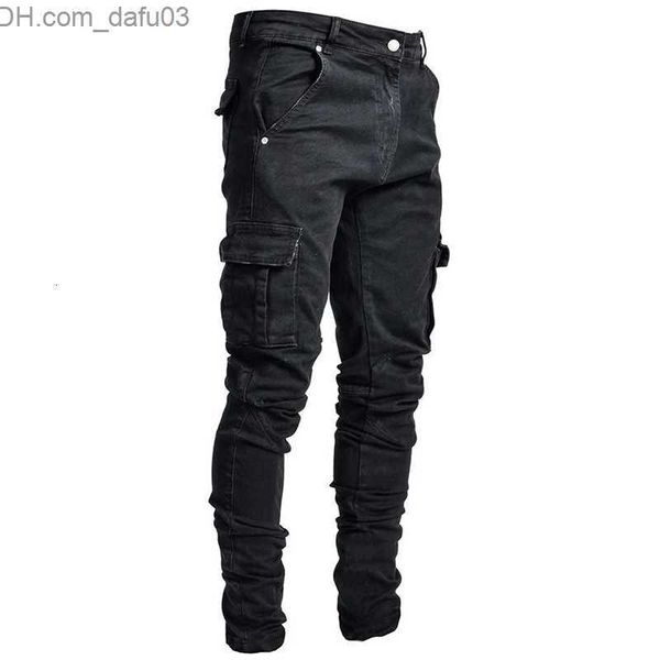 men's jeans mens jeans black blue men pants denim trousers male multi pockets casual cargo pencil spring summer streetwear 230506 z2308
men's jeans mens jeans black blue men pants denim trousers male multi pockets casual cargo pencil spring summer streetwear 230506 z2308