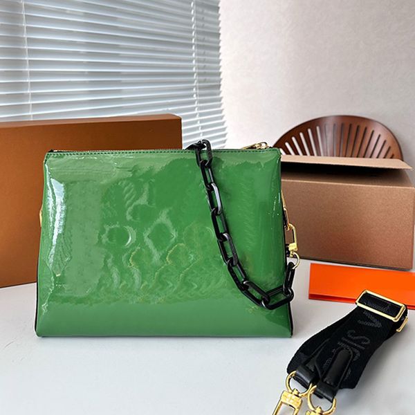 coussin crossbody bag women plain handbags purse patent leather fashion letters detachable wide strap zipper closure shoulder messenger bags
coussin crossbody bag women plain handbags purse patent leather fashion letters detachable wide strap zipper closure shoulder messenger bags