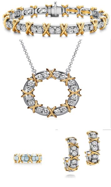18k gold necklace bracelets cross diamonds designer for women men couple bracelet wedding party valentine silver gift engaged sets daily wor, Golden;silver
18k gold necklace bracelets cross diamonds designer for women men couple bracelet wedding party valentine silver gift engaged sets daily wor, Golden;silver