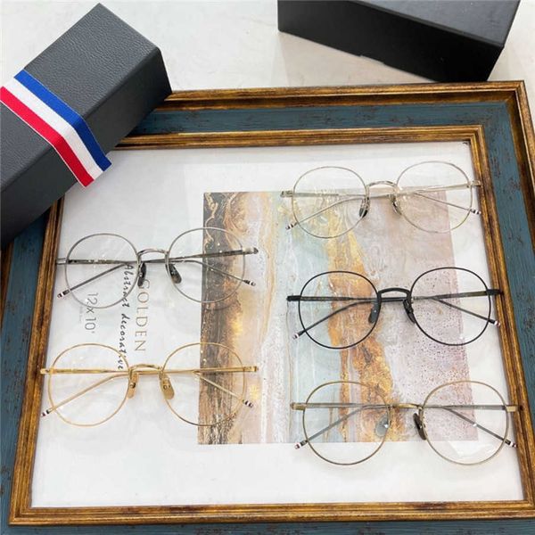 2023 new luxury designer sunglasses tb family's new trendy round flat lens in the same artistic can equipped with myopia glasses frame, White;black
2023 new luxury designer sunglasses tb family's new trendy round flat lens in the same artistic can equipped with myopia glasses frame, White;black