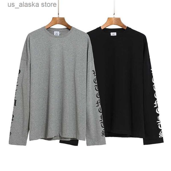 men's hoodies sweatshirts oversize vetements fashion t-shirts men 1 1 vetements gothic font women long sleeves back tonal vtm shirts t2, Black
men's hoodies sweatshirts oversize vetements fashion t-shirts men 1 1 vetements gothic font women long sleeves back tonal vtm shirts t2, Black