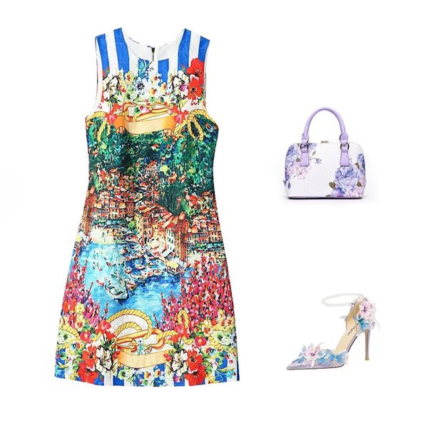 show sleeveless dress 2023 spring and autumn new dress fashion slim fit tank slim fit print dress s-xl, Black;gray
show sleeveless dress 2023 spring and autumn new dress fashion slim fit tank slim fit print dress s-xl, Black;gray
