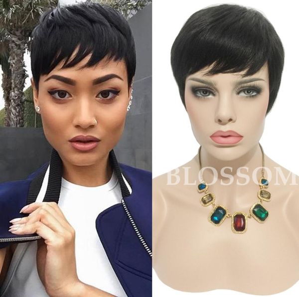 human short hair glueless wig with bangs pixie cut african american wigs short bob cuts full hair lace wig for black women7013718, Black;brown
human short hair glueless wig with bangs pixie cut african american wigs short bob cuts full hair lace wig for black women7013718, Black;brown