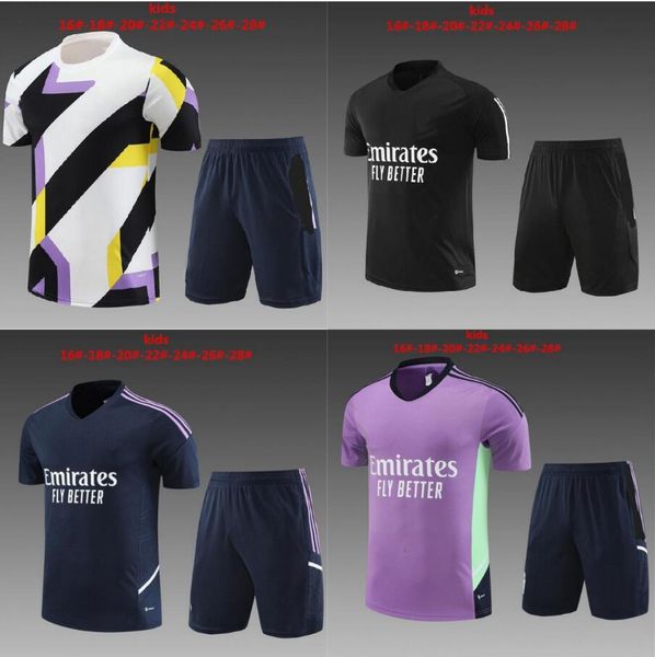 23/24 tracksuits sets real madrids tracksuit set short sleeve shorts kid football kit chandal futbol survetement madrides training suit socc, Black
23/24 tracksuits sets real madrids tracksuit set short sleeve shorts kid football kit chandal futbol survetement madrides training suit socc, Black