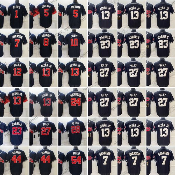 2023 austin riley baseball jerseys ronald acuna jr. dansby william contreras michael harris ii max fried hank aaron eddie rosario stitched j, Blue;black
2023 austin riley baseball jerseys ronald acuna jr. dansby william contreras michael harris ii max fried hank aaron eddie rosario stitched j, Blue;black