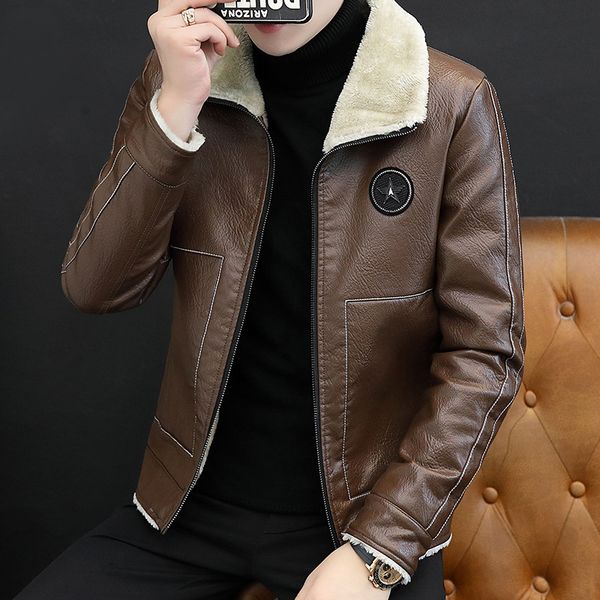 men's jackets 2023 casual fashion leather clothes men pu hooded thick young coats jacket, Black
men's jackets 2023 casual fashion leather clothes men pu hooded thick young coats jacket, Black