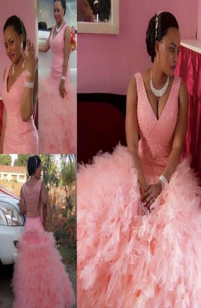 pink v neck prom dresses 2k18 sequins beaded mermaid evening gowns plus size tulle ruched sheer back african women formal party dr5705921, Black
pink v neck prom dresses 2k18 sequins beaded mermaid evening gowns plus size tulle ruched sheer back african women formal party dr5705921, Black