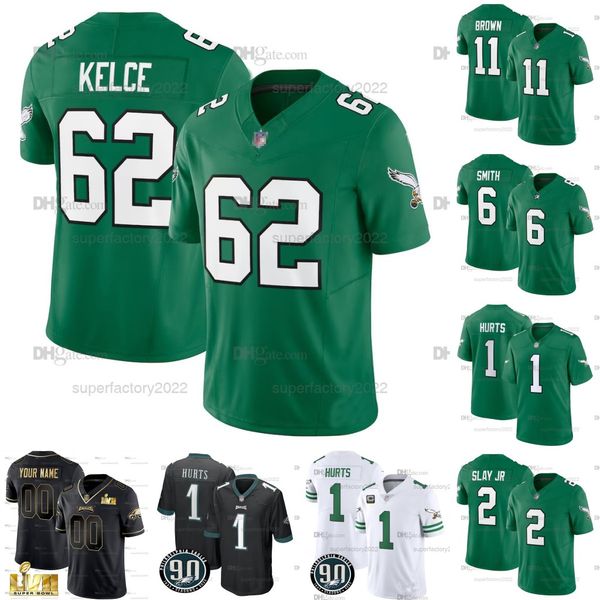 2023 kelly green jalen hurts philadelphias eagles football jersey jason kelce a.j. brown devonta smith darius slay jr miles sanders brian da, Black;red
2023 kelly green jalen hurts philadelphias eagles football jersey jason kelce a.j. brown devonta smith darius slay jr miles sanders brian da, Black;red