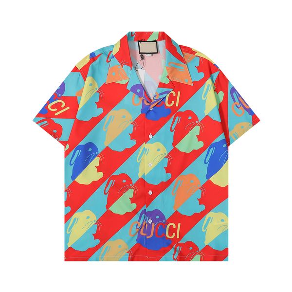 men's designer shirt summer short sleeve casual button up shirt printed bowling shirt beach style breathable t-shirt clothing g10, White;black
men's designer shirt summer short sleeve casual button up shirt printed bowling shirt beach style breathable t-shirt clothing g10, White;black