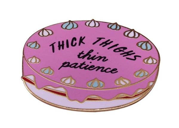 thick thighs thin patience cake enamel brooch pins badge lapel pin brooches alloy metal fashion jewelry accessories9111274, Blue
thick thighs thin patience cake enamel brooch pins badge lapel pin brooches alloy metal fashion jewelry accessories9111274, Blue