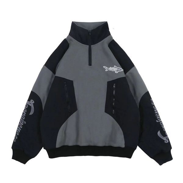 mens hoodies sweatshirts half zipper stitching plus fleece street motorcycle overcoat hoodie 230731, Black
mens hoodies sweatshirts half zipper stitching plus fleece street motorcycle overcoat hoodie 230731, Black