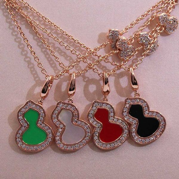 gourd necklace hollow out 18k rose gold inlaid new models in europe and america simple temperament clavicle chain female, Silver
gourd necklace hollow out 18k rose gold inlaid new models in europe and america simple temperament clavicle chain female, Silver