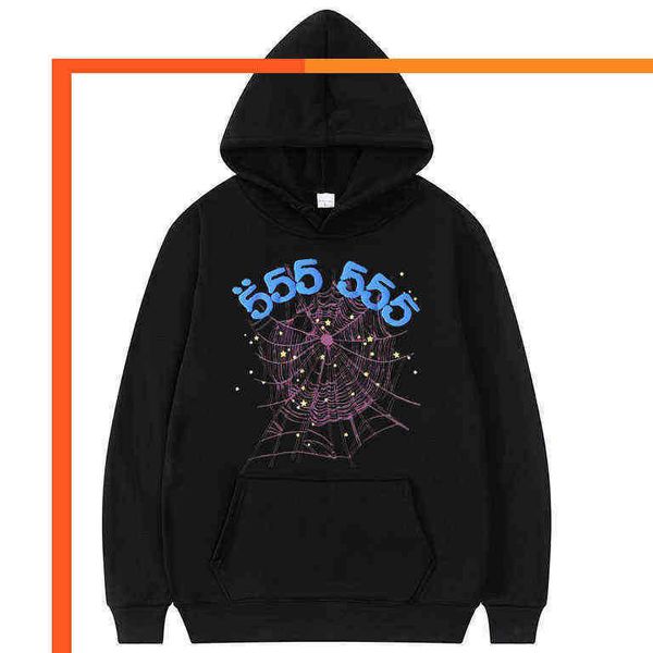 men's hoodies fashion creativity sp5der 555555 angel number hoodie women spider web pattern sweatshirt loose clothing7hct, Black
men's hoodies fashion creativity sp5der 555555 angel number hoodie women spider web pattern sweatshirt loose clothing7hct, Black