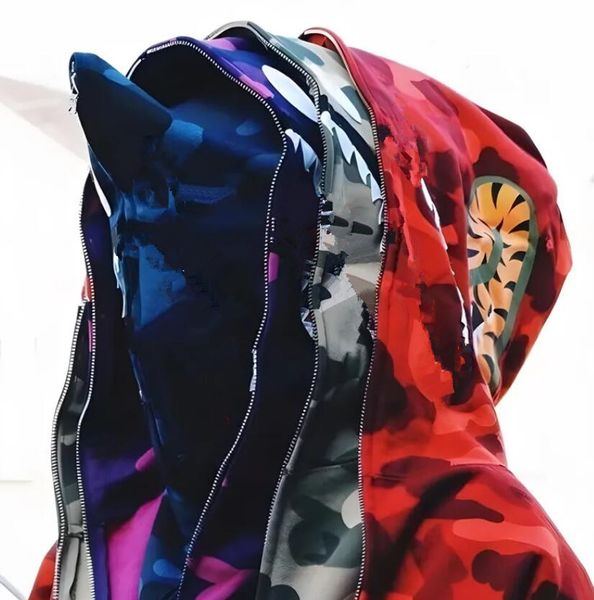 craftsmanship mens hoodies designer men women shark full zip tie dye hoodie jacket color grid sta camo sweatshirt fashion multicolor camoufl, Black
craftsmanship mens hoodies designer men women shark full zip tie dye hoodie jacket color grid sta camo sweatshirt fashion multicolor camoufl, Black