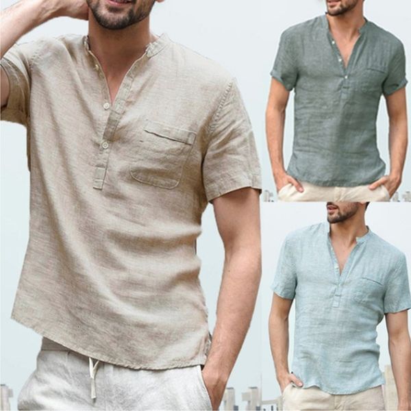 men's casual shirts summer shortsleeved linen shirts men's casual hip pop tshirt with standup collar soild shortsleeved shirt buin, White;black
men's casual shirts summer shortsleeved linen shirts men's casual hip pop tshirt with standup collar soild shortsleeved shirt buin, White;black