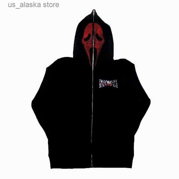 men's hoodies sweatshirts men's rhinestone skull red print streetwear oversized hoodie men's jacket harajuku goth y2k clothes, Black
men's hoodies sweatshirts men's rhinestone skull red print streetwear oversized hoodie men's jacket harajuku goth y2k clothes, Black
