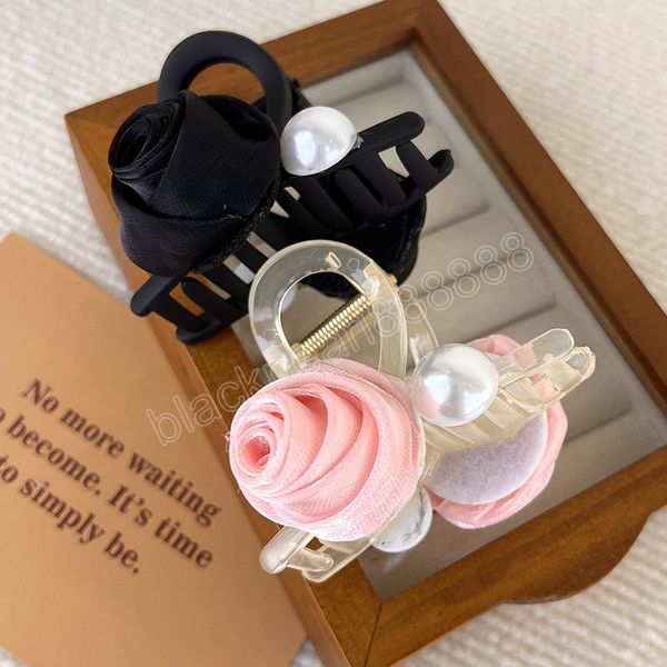 summer rose grab clip women's 8.5cm simple elegant high sense back head updo hairpin clip headdress hair accessories, Slivery;golden
summer rose grab clip women's 8.5cm simple elegant high sense back head updo hairpin clip headdress hair accessories, Slivery;golden