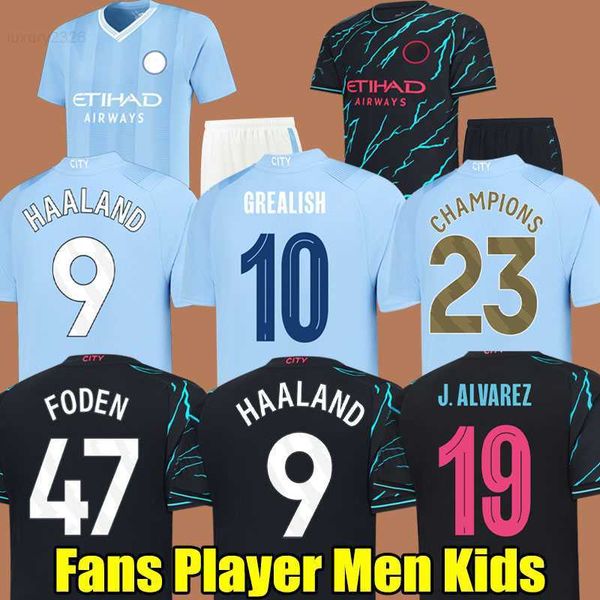 23 24 haaland soccer jerseys grealish manchester de bruyne mans cities joao cancelo city fans player version foden 3rd 2023 2024 men kids ki, White;black
23 24 haaland soccer jerseys grealish manchester de bruyne mans cities joao cancelo city fans player version foden 3rd 2023 2024 men kids ki, White;black