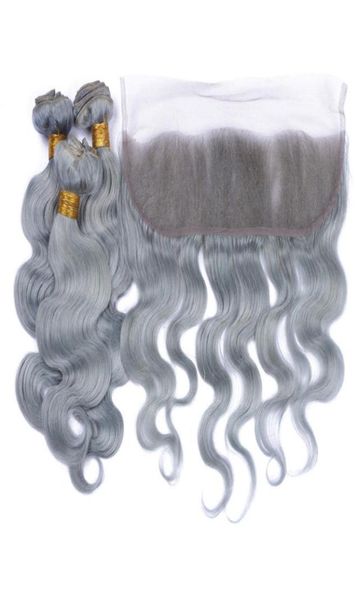 8a new gray hair weave with 13x4 ear to ear lace frontal closure sliver grey body wave virgin human hair bundles9090064, Black
8a new gray hair weave with 13x4 ear to ear lace frontal closure sliver grey body wave virgin human hair bundles9090064, Black