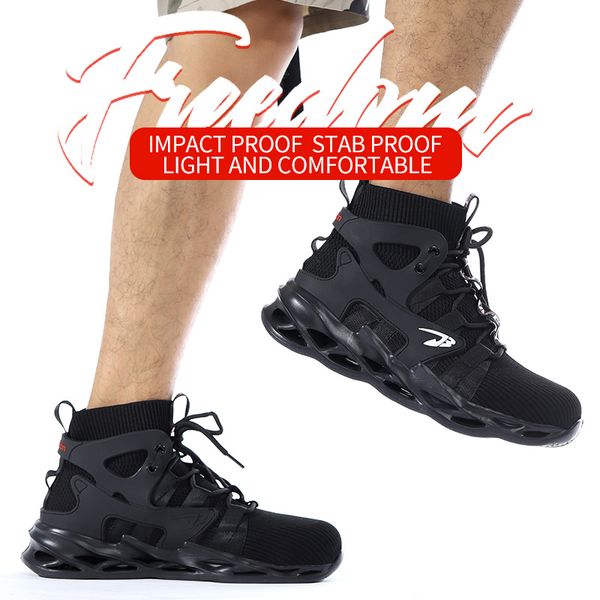 safety shoes summer indestructible light breathable sneaker for men steel toe safety shoes puncture-proof male boots work botas hombre 23080, Black;brown
safety shoes summer indestructible light breathable sneaker for men steel toe safety shoes puncture-proof male boots work botas hombre 23080, Black;brown