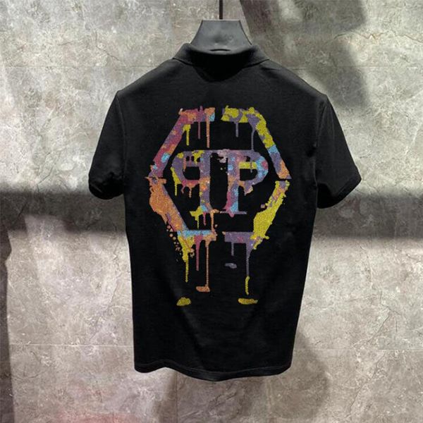 male polo t-shirt causal kulls rhinestone handsome popular men's lapel tees 2023 summer cotton streetwear clothing s-3xl, White;black
male polo t-shirt causal kulls rhinestone handsome popular men's lapel tees 2023 summer cotton streetwear clothing s-3xl, White;black
