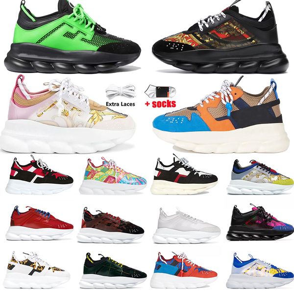 2023 italy chain designer shoes reaction sneakers triple black white multi-color suede height reflective luxury bluette women men designer t
2023 italy chain designer shoes reaction sneakers triple black white multi-color suede height reflective luxury bluette women men designer t